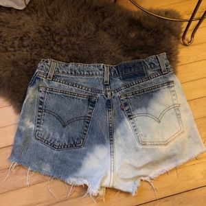 SOLD Levi’s High Waisted Jean Shorts